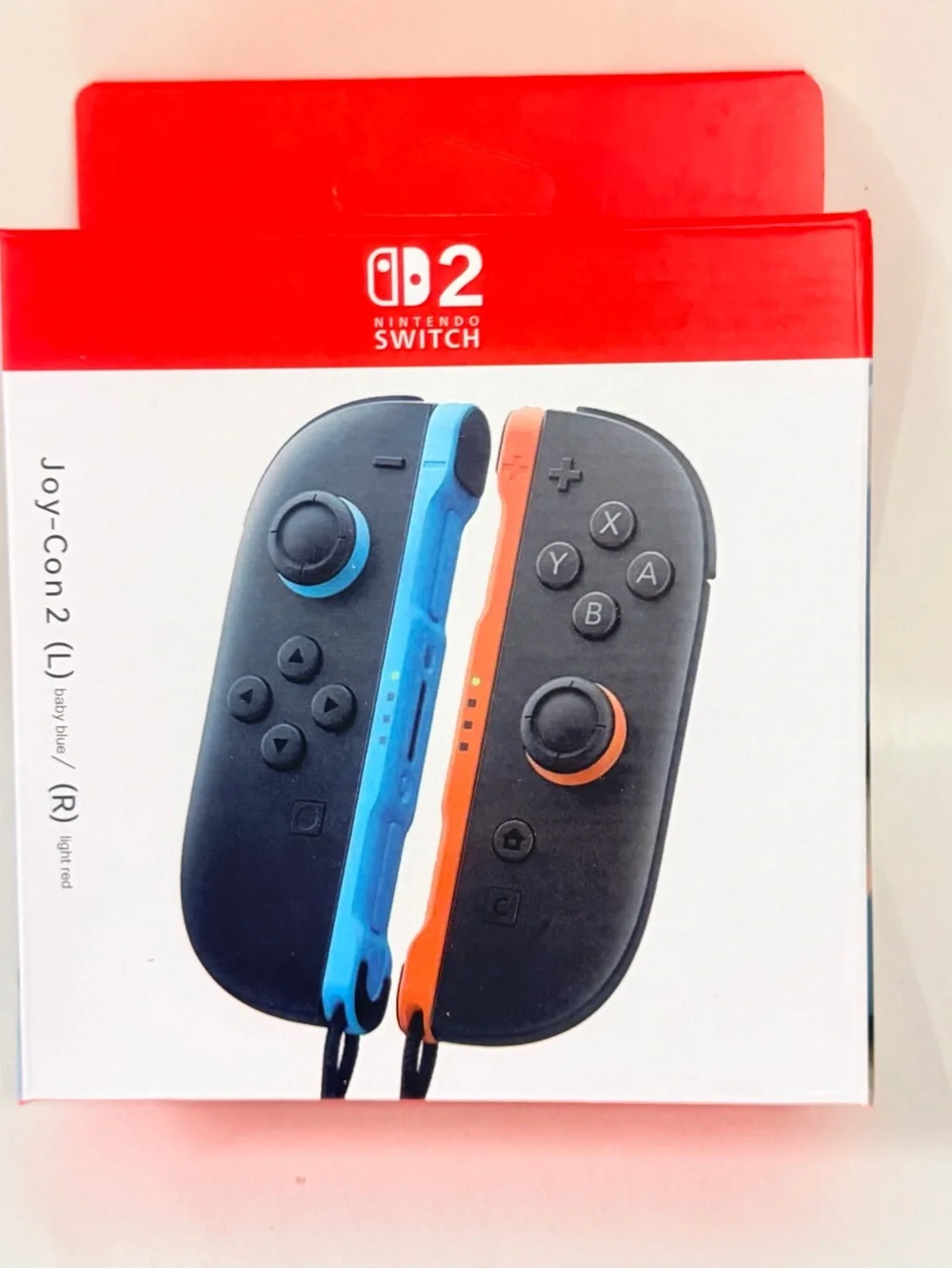 Nintendo Joy-Con 2 Controller Set - Black with Blue & Orange Accents